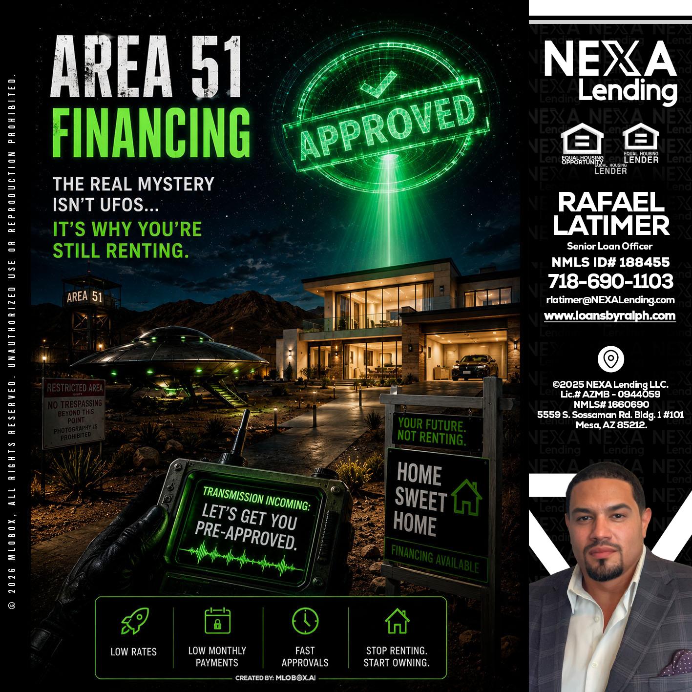 AREA 51 - Rafael Latimer -Senior Loan Officer